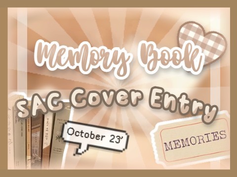 SAC Memory Book Cover Entry