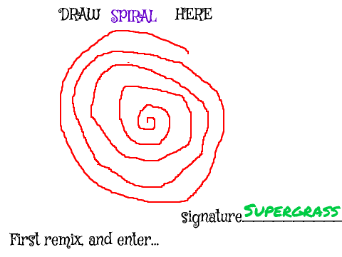 How Well Can You Draw A Spiral? Contest [OPEN] remix