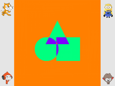 shapes intersecting