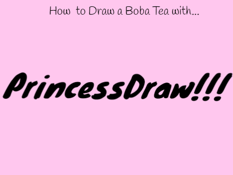 How to Draw a Boba Tea