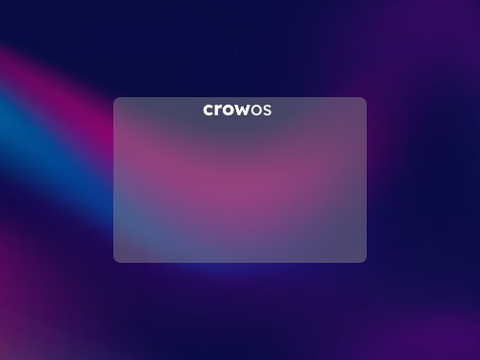 CrowOS Alpha 0.01a (smoothened intro)