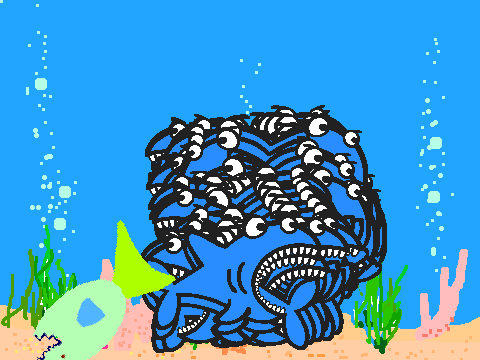 Going crazy under the sea