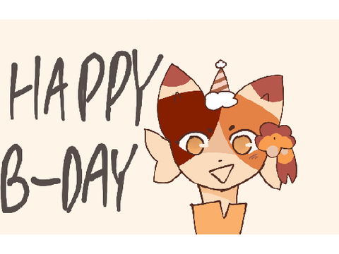 HAPPY (late) BIRTHDAY