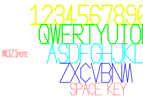 文字pote