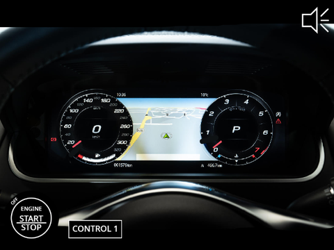 2023 Jaguar F-Type R75 speedometer