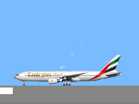 Emirates 777-200ER BUTTER