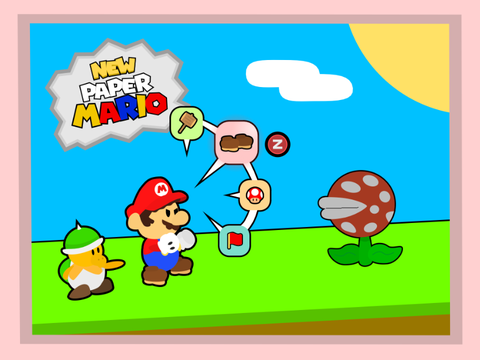 | New Paper Mario ~ Battle Example |