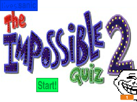 The Impossible Quiz 2! Megusta new head!