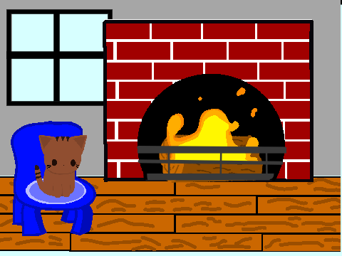 Cozy Fireplace 