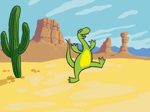 Dancing Dinosaur!