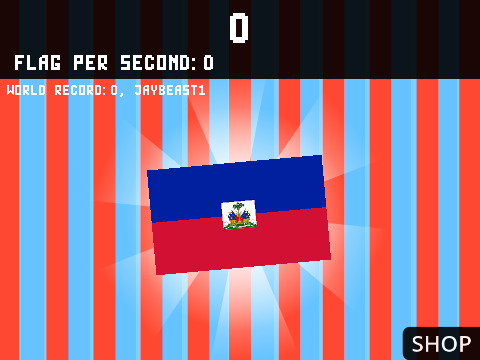 Haitian Flag Clicker