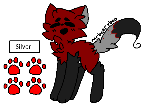 ~Silver (My OC) reference~ 1/2