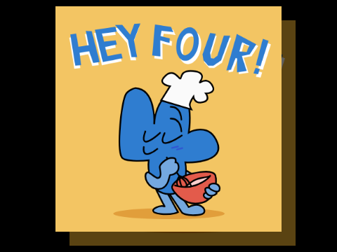 Hey Four! Art