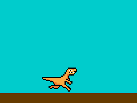 Walking Dinosaur Sprite