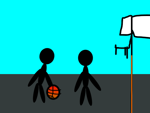 Basketball but happy