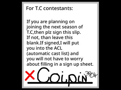 For T.C contestants (IMPORTANT!) remix