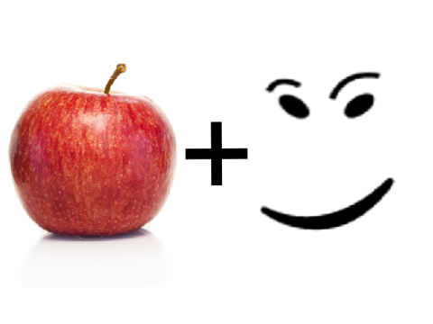 Apple + check it face