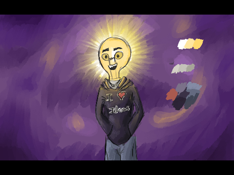 My main OC - Bob the bold light bulb