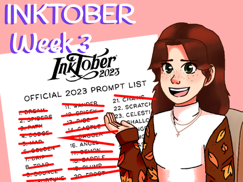 INKTOBER | Week 3 (I strugggledddd)