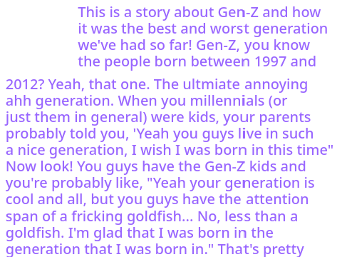 The Most Gen-Z Thing You'll Ever See (POV) Introduction