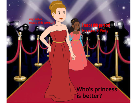 Princess with a background!!!!!