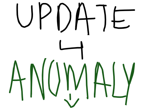 UPDATE FOR THE ANOMALY COMIC!!