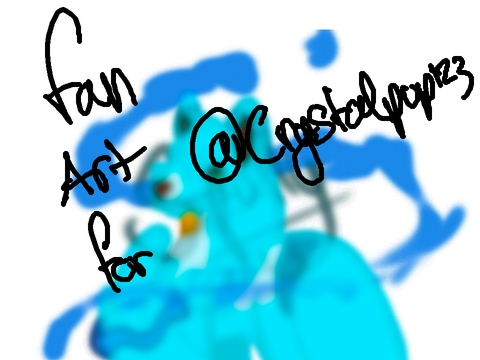 Fan-art for @Crystalpup123