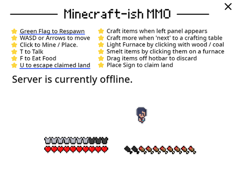 Minecraft-ish MMO super mod private server