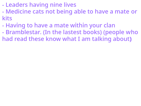 What I /Dont/ like about warriors
