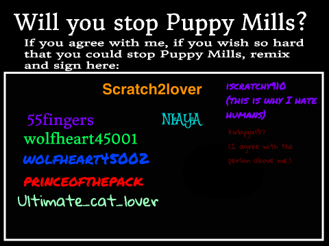 Sign if you want to prevent Puppy Mills!!!  remix