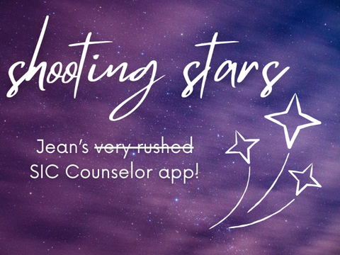 Shooting Stars ੈ✩‧ ۪۪A SIC Counselor App