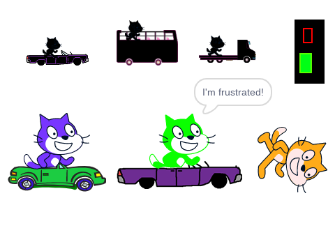 The waiting cars. An Animation by ShadowLemming20. 