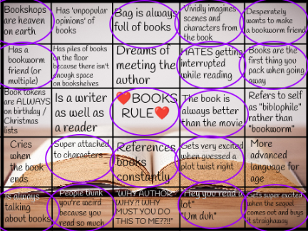 Bookworm Bingo