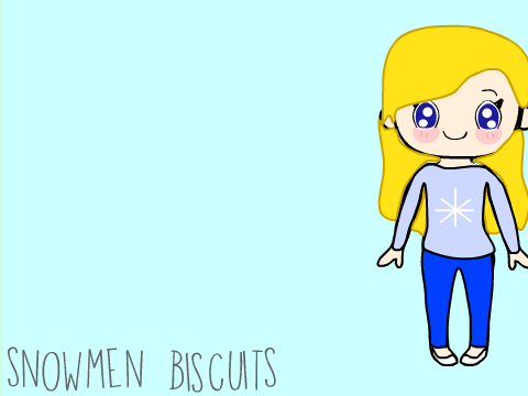 Melting Snowmen Biscuits {DIY}