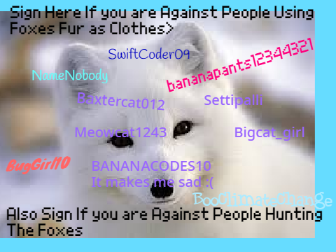 Sign Here if you are Against People Hunting Foxes remix remix remix-2 remix remix