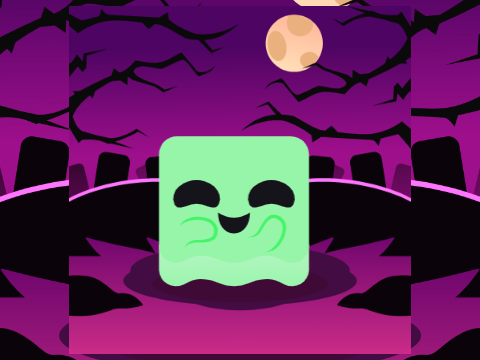 Spooky ghost in vector 