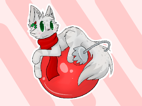 *2x edited* Jingle the Christmas cat DTA entry!