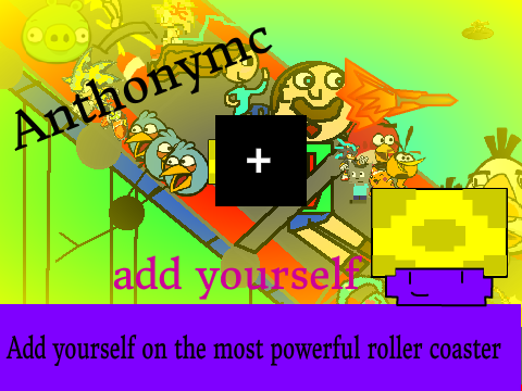 Add yourself on the most powerful roller coaster! remix