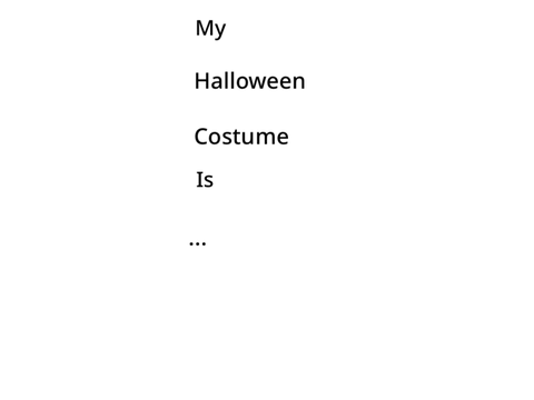 Costume Reveal… 
