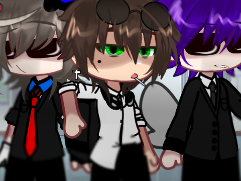 he has two bodyguards??!?!!?!?!