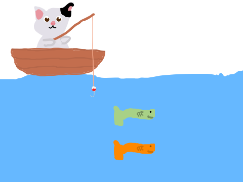 Cat Fishing (not a game)