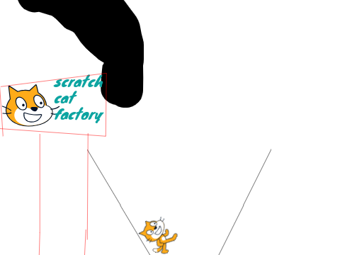 Scratch cat factory-animation