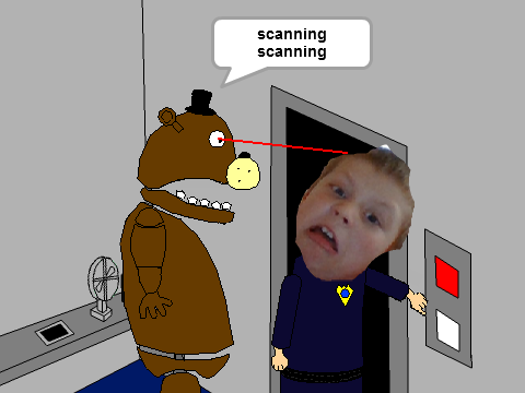 Freddy is behind you. (remix your head in) 