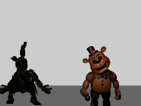FNAF ANIMATION TOY FREDDY GETS #REKT BY SPINGTRA