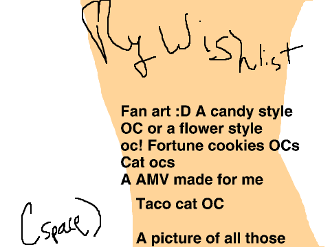 My wishlist!