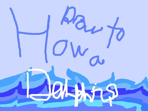 How to Draw a Dolphin