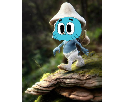 gumball smurf cat