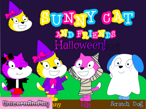 Sunny Cat and Friends Halloween!