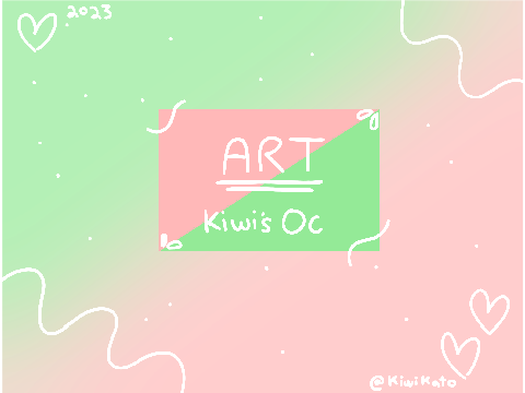 ✎ᝰ ᴀʀᴛ || ᴋɪᴡɪ's ᴏᴄ ᝰ