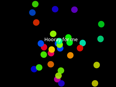 Hooray for me